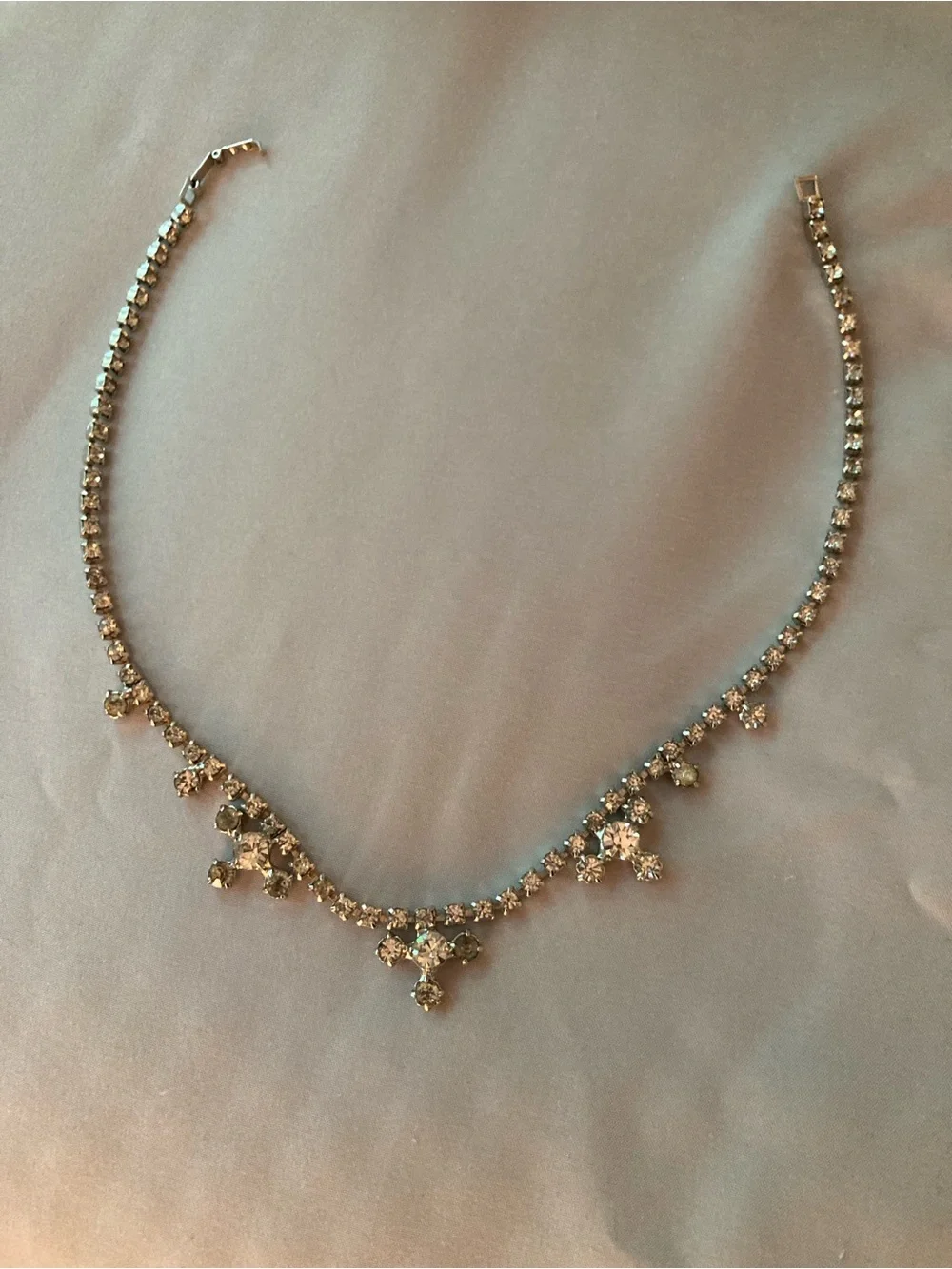 Rhinestone Drop Necklace - Women Jewelry